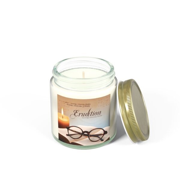 Erudition Scented Candle - Coconut Apricot Wax (4oz, 9oz) - Perfect for Learning & Relaxation - Image 22