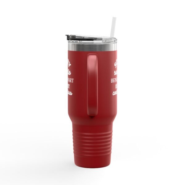 Funny Insulated 40oz Travel Mug - Perfect Gift for Smart Friends - Image 2