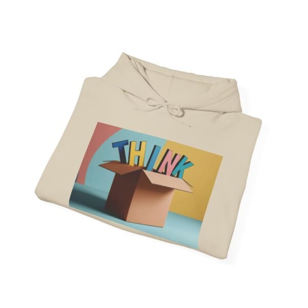 Think Outside the Box Hoodie - Unisex Heavy Blend™ Sweatshirt - Image 4