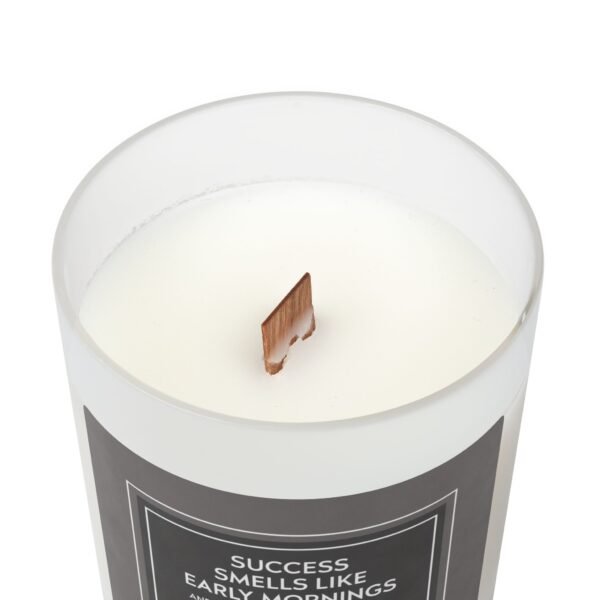 Motivational Frosted Glass Candle - 11oz: Success Smells Like Early Mornings and Late Nights - Image 23