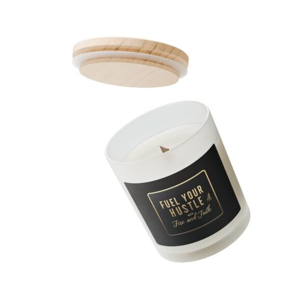Fuel Your Hustle 11oz Frosted Glass Candle - Inspiring Home Decor - Image 8