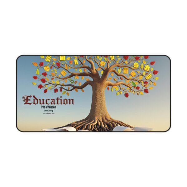 Educational Tree Desk Mat - Inspirational Office Decor for Students & Teachers - Image 4