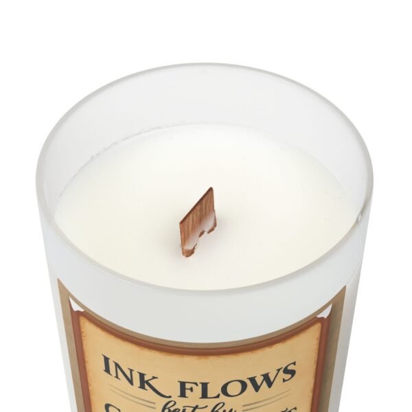 Frosted Glass Candle - Ink Flows Best by Candlelight, Relaxing Gift, Home Decor, Cozy Ambiance, Writer's Inspiration - Image 12