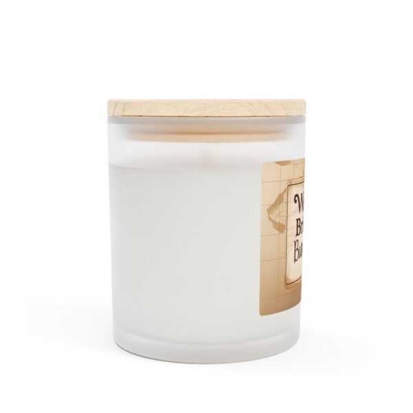 Wander Brightly Candle - 11oz Frosted Glass with Wooden Lid - Inspirational Home Decor - Image 30