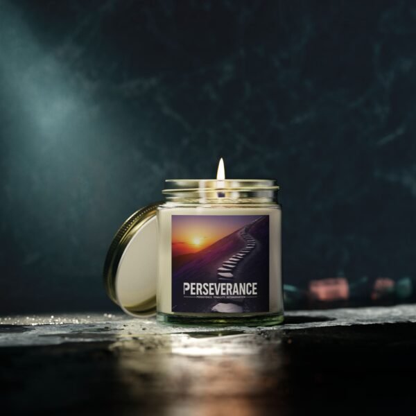 Perseverance Scented Candle - Coconut Apricot Wax (4oz, 9oz) - Image 4