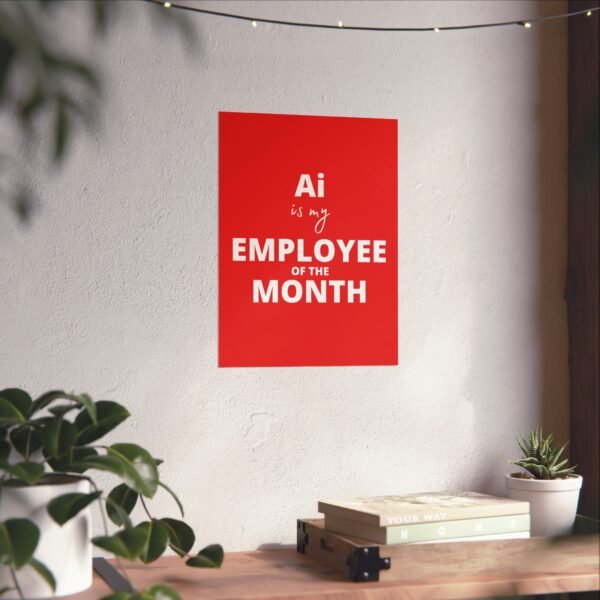 Employee of the Month Matte Poster for Office Decor - Image 8