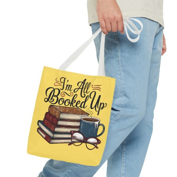 Book Lover Tote Bag - "I'm All Booked Up" - Perfect for Readers & Gift Giving - Image 27