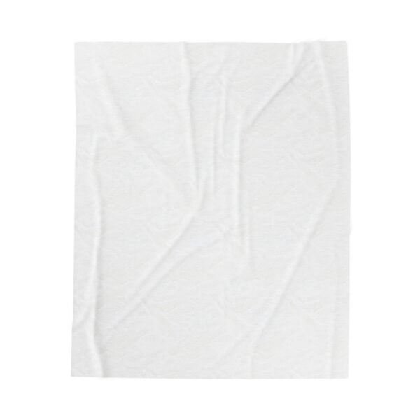 Plush Blanket - Geometric Knowledge Pattern in Art Deco Style - Image 2