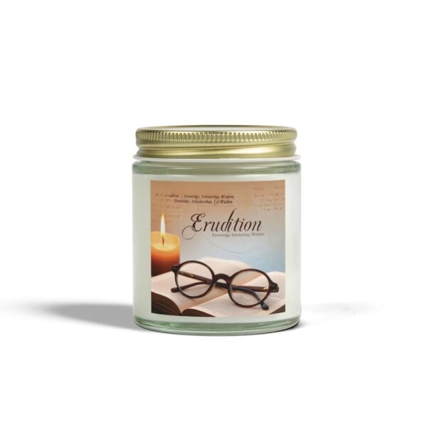 Erudition Scented Candle - Coconut Apricot Wax (4oz, 9oz) - Perfect for Learning & Relaxation - Image 21