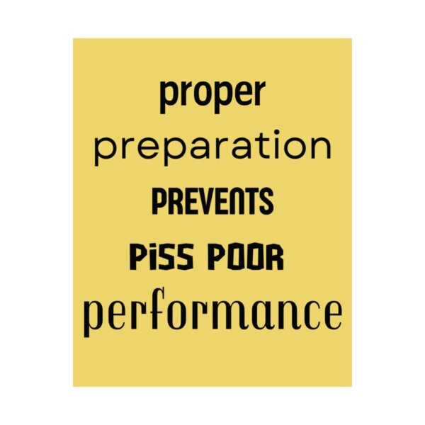 Motivational Matte Vertical Posters - Prep for Success - Image 2