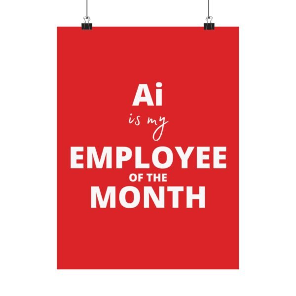 Employee of the Month Matte Poster for Office Decor - Image 7