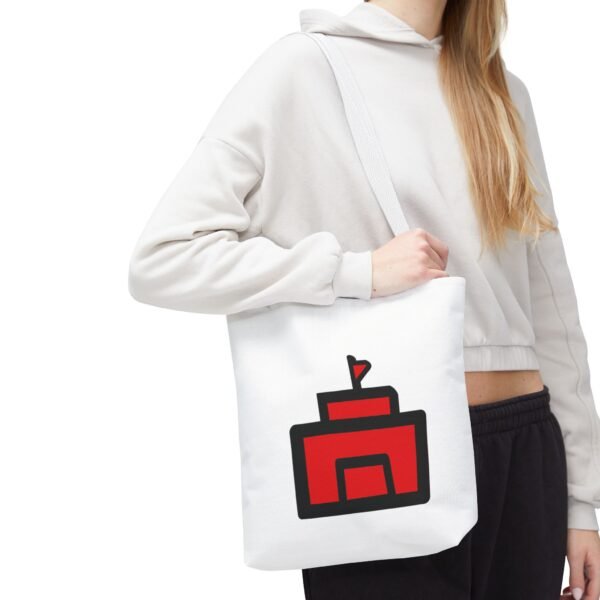 Stylish Red Castle Tote Bag – Perfect for Everyday Use and Gift Giving - Image 10