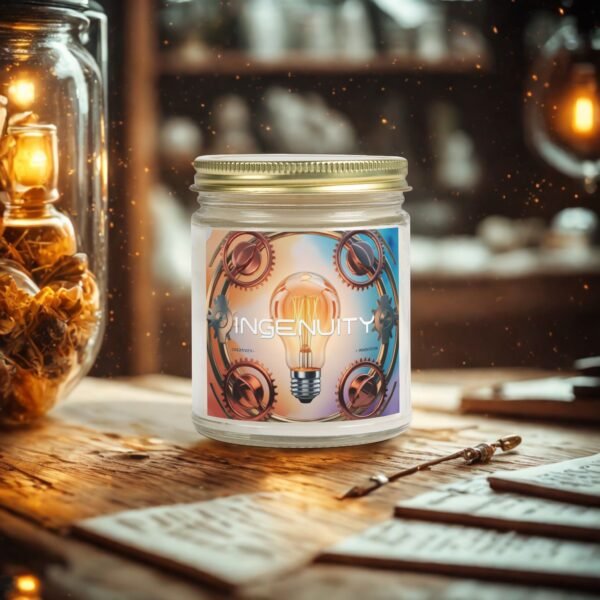 Ingenuity Scented Candle - Coconut Apricot Wax (4oz, 9oz) - Perfect Gift for Innovators & Creatives - Image 57