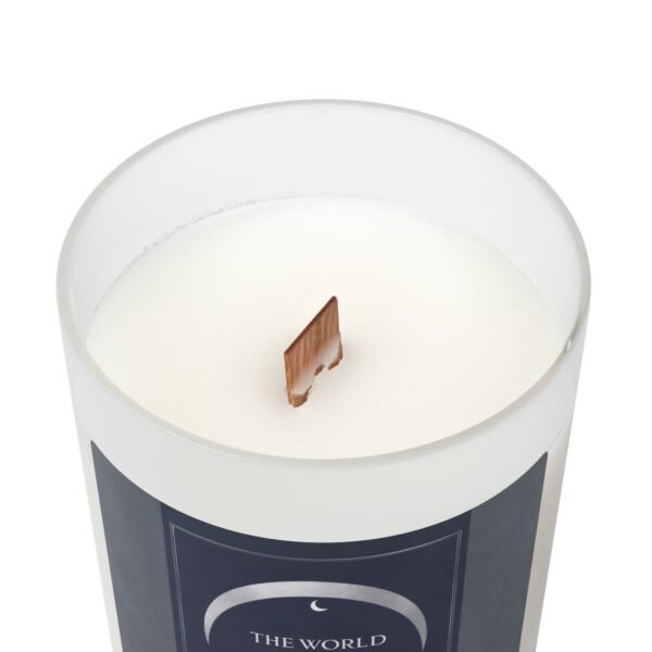 Serene Frosted Glass Candle | 11oz | Mindful Gift for Relaxation & Meditation - Image 12