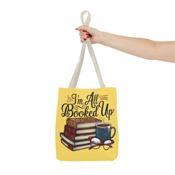 Book Lover Tote Bag - "I'm All Booked Up" - Perfect for Readers & Gift Giving - Image 40