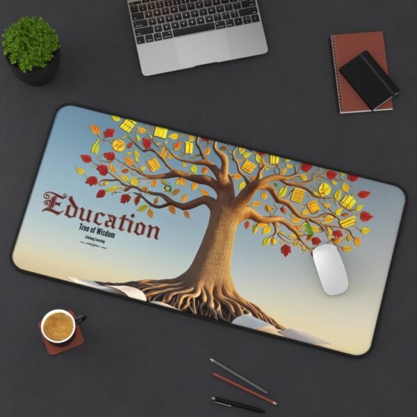 Educational Tree Desk Mat - Inspirational Office Decor for Students & Teachers - Image 6